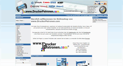 Desktop Screenshot of druckerpatronen.com